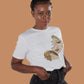 camiseta mujer con estampado de la esencia grecorromana. regalo para mujer