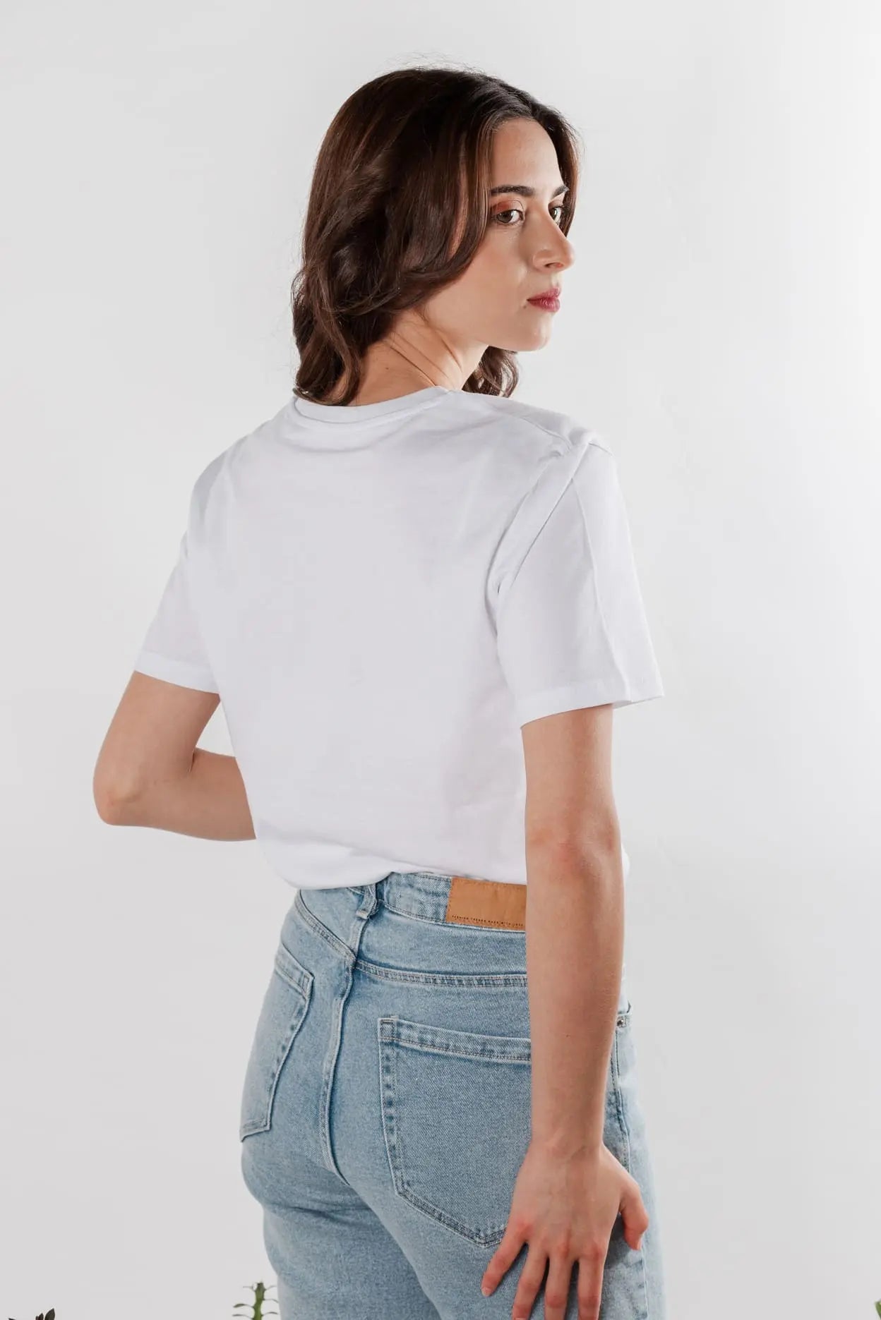 camiseta blanca 100% algodon ecologico. Regalo para mujer. Estampados esencia Japón
